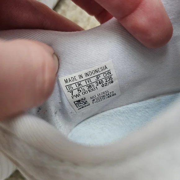 Adidas womens edge lux 3 copper metallic white athletic running sneakers size 7 - Picture 4 of 9